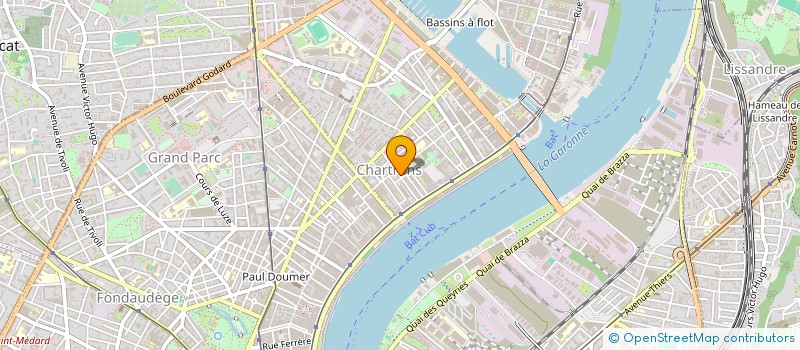 localisation de l'entreprise LOCA BOX à BORDEAUX