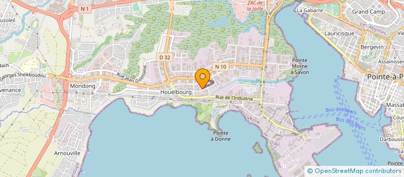 localisation de l'entreprise LOCA BTP  BAIE-MAHAULT