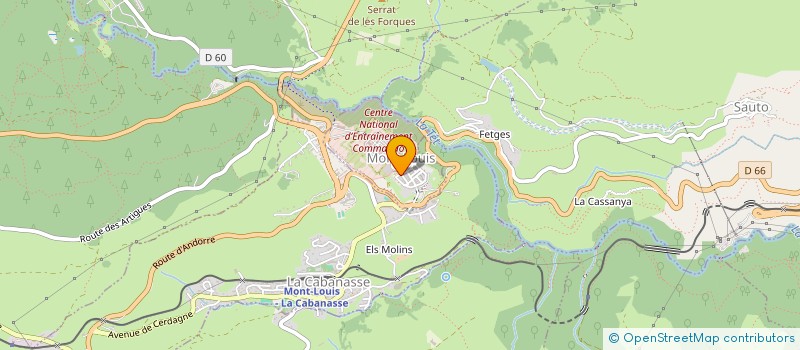 localisation de l'entreprise LOCA CAPCIR  FORMIGUERES