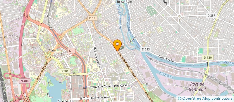 localisation de l'entreprise LOCA-CAR 94  CRETEIL