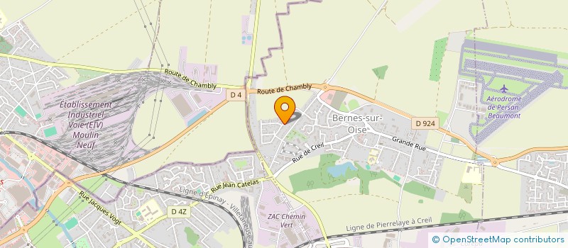 localisation de l'entreprise LOCA CARS  BERNES-SUR-OISE