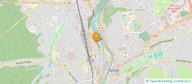 localisation de l'entreprise LOCA CEM à EPINAL