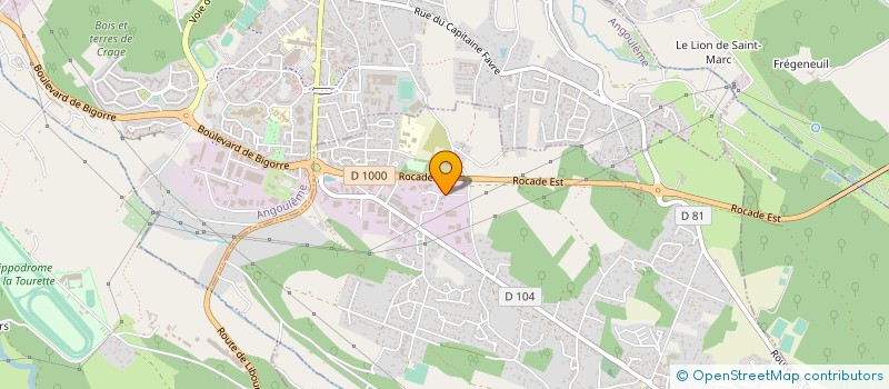 localisation de l'entreprise LOCA-CHAPITEAU  PUYMOYEN