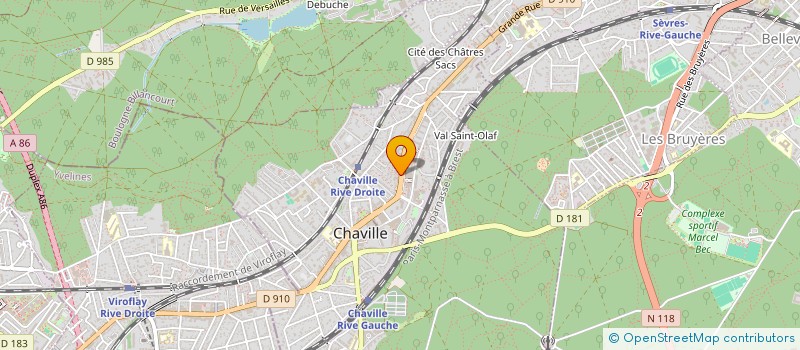 localisation de l'entreprise LOCA-CHAVILLE à CHAVILLE