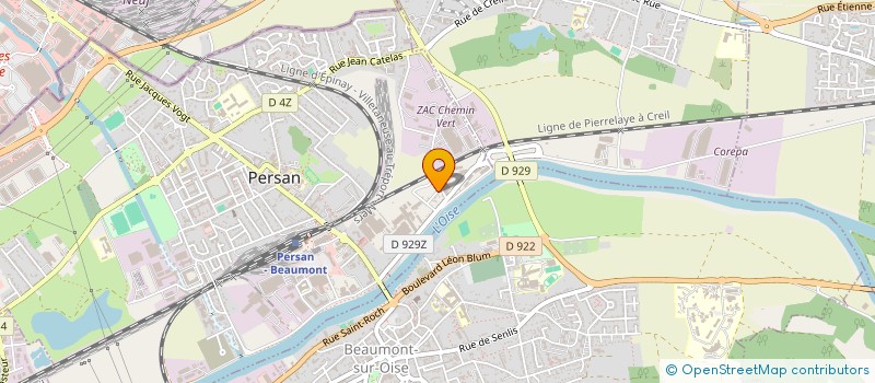 localisation de l'entreprise LOCA CLEAN  PERSAN