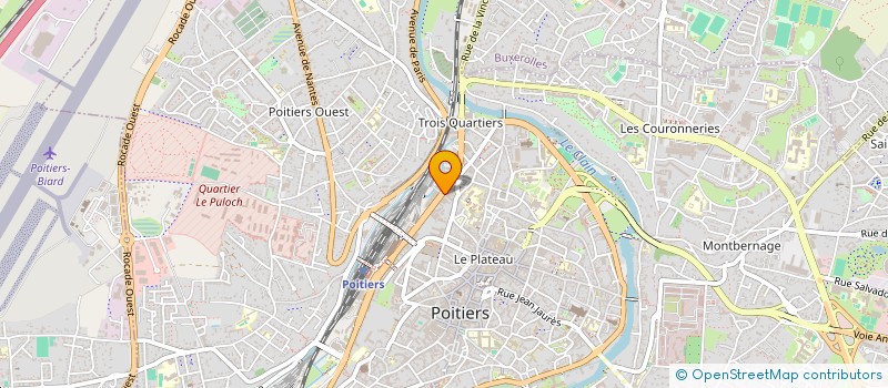 localisation de l'entreprise LOCA DRIVE  POITIERS