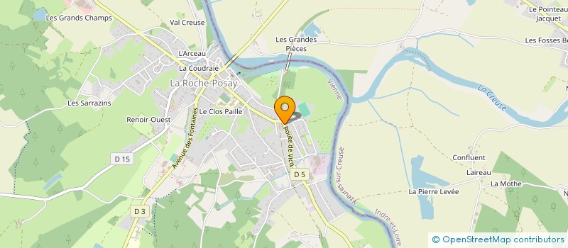 localisation de l'entreprise LOCA.EVENTS  LA ROCHE-POSAY