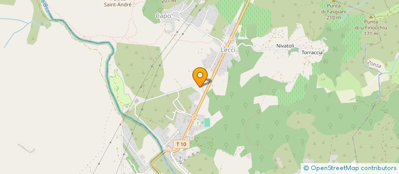 localisation de l'entreprise LOCA'FLO  LECCI