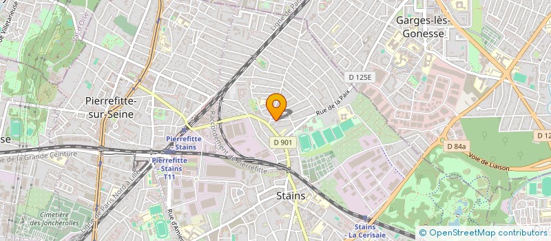 localisation de l'entreprise LOCA FONTIONNAIRES  STAINS
