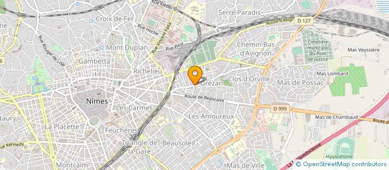 localisation de l'entreprise LOCA GREZAN à NIMES