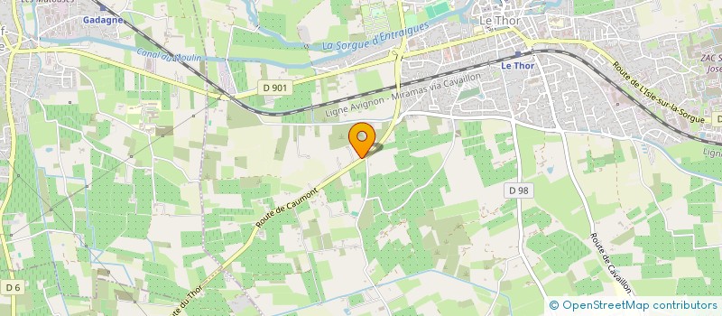 localisation de l'entreprise LOCA-IM  LE THOR