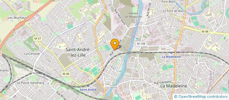 localisation de l'entreprise LOCA INDUSTRIES  SAINT-ANDRE-LEZ-LILLE