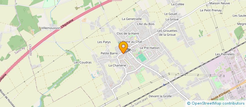 localisation de l'entreprise LOCA-INVEST à CHAINGY