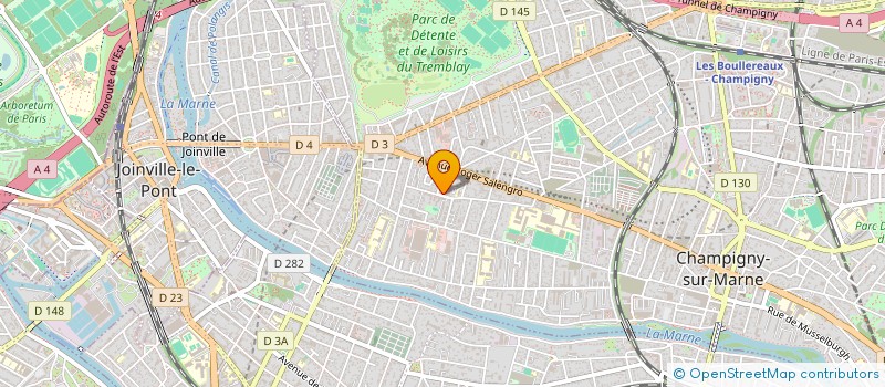 localisation de l'entreprise LOCA INVEST  CHAMPIGNY-SUR-MARNE