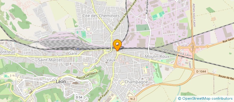 localisation de l'entreprise LOCA JEUNES à LAON