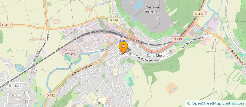 localisation de l'entreprise LOCA-JEUX à ALTKIRCH