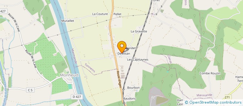 localisation de l'entreprise LOCA LOFT  TONNEINS