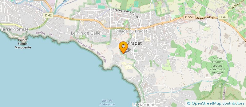 localisation de l'entreprise LOCA LOISIRS  LE PRADET