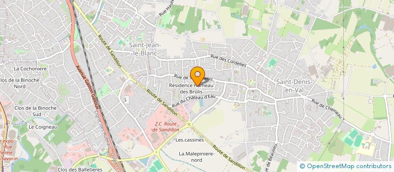 localisation de l'entreprise LOCA LUXE à SAINT-DENIS-EN-VAL