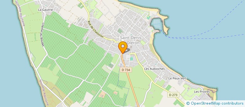 localisation de l'entreprise LOCA MAG  SAINT-DENIS-D'OLERON