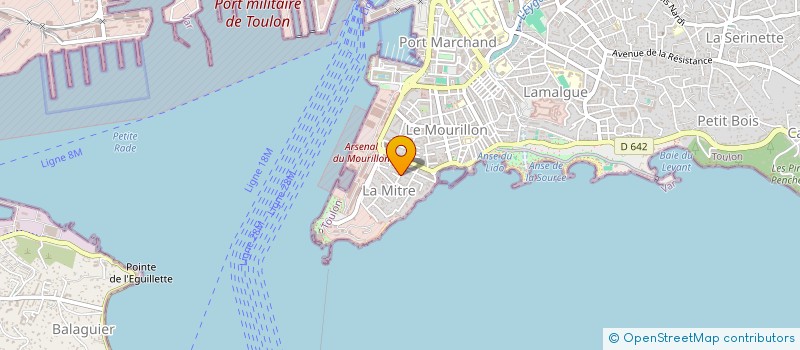 localisation de l'entreprise LOCA MARINE à TOULON