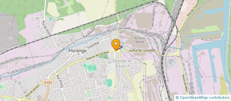 localisation de l'entreprise LOCA MAT à FLORANGE