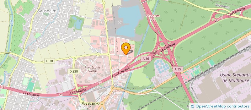 localisation de l'entreprise LOCA-MAT à SAUSHEIM