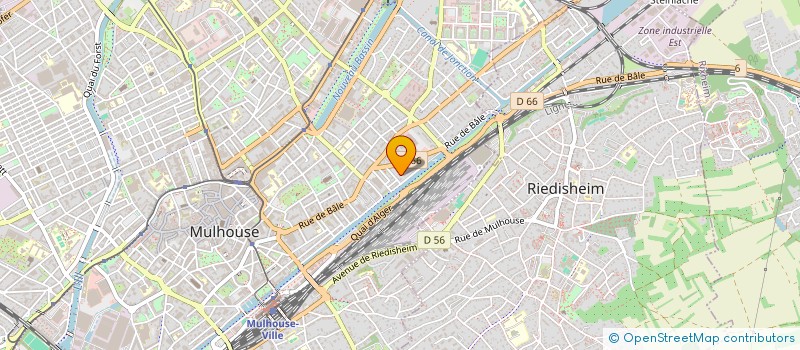 localisation de l'entreprise LOCA.MJ  MULHOUSE