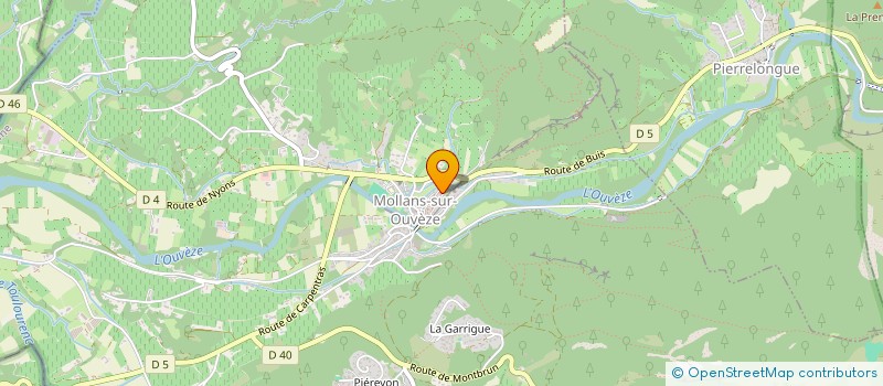 localisation de l'entreprise LOCA'MOLLANS  MOLLANS-SUR-OUVEZE