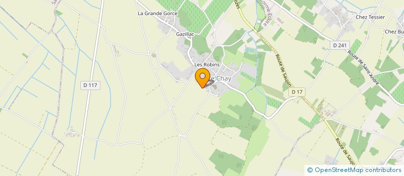 localisation de l'entreprise LOCA N.B.R.E 17  LE CHAY