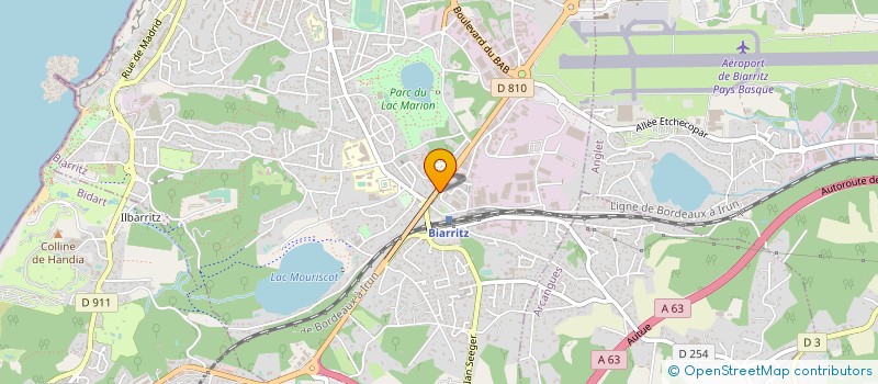 localisation de l'entreprise LOCA PARME à BIARRITZ