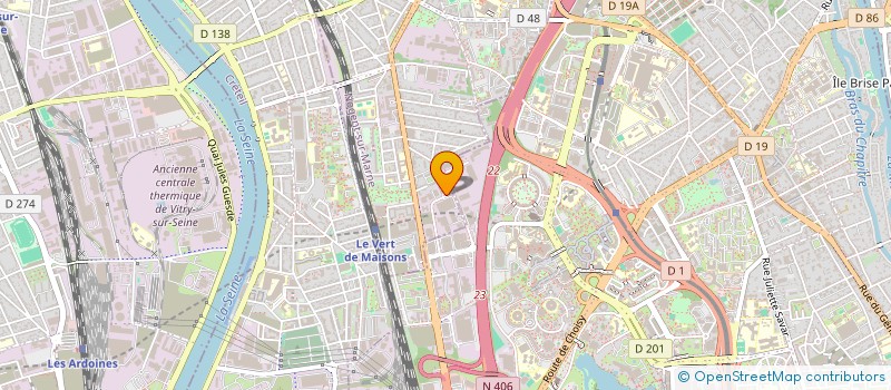 localisation de l'entreprise LOCA PRO  MAISONS-ALFORT