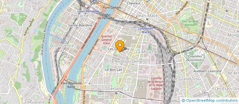 localisation de l'entreprise LOCA RECEPTION à LYON