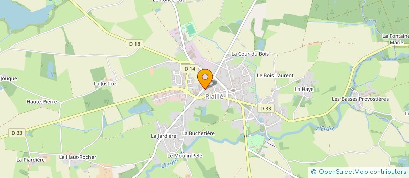 localisation de l'entreprise LOCA-RED  RIAILLE