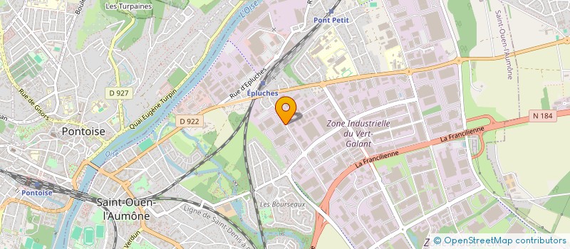 localisation de l'entreprise LOCA'SALLE à SAINT-OUEN-L'AUMONE