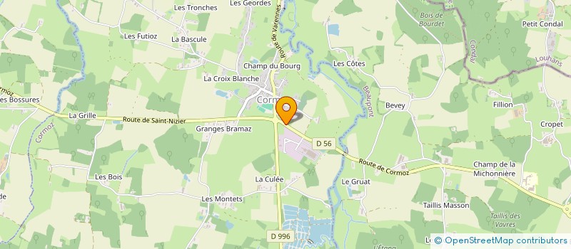 localisation de l'entreprise LOCA SANIT R à CORMOZ