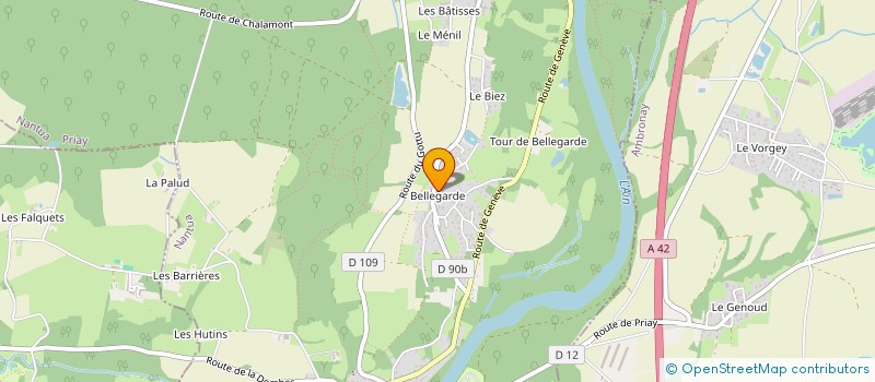 localisation de l'entreprise LOCA'SEREIN  PRIAY