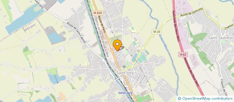localisation de l'entreprise LOCA SERVICE TP à SAINT-JORY