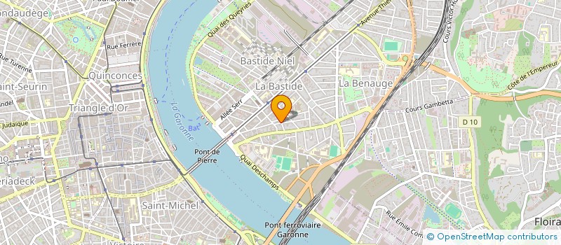 localisation de l'entreprise LOCA SERVICES 33 à BORDEAUX