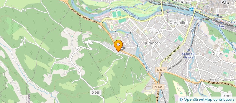 localisation de l'entreprise LOCA SERVICES à JURANCON
