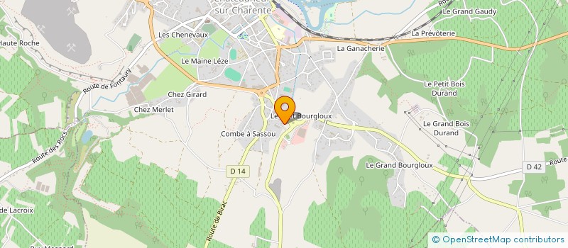 localisation de l'entreprise LOCA SERVICES T.P. à CHATEAUNEUF-SUR-CHARENTE