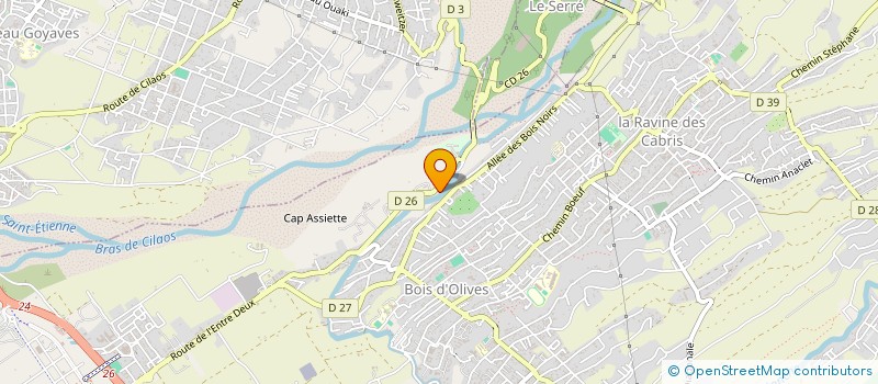 localisation de l'entreprise LOCA'SION AUTOS REUNION  SAINT-PIERRE