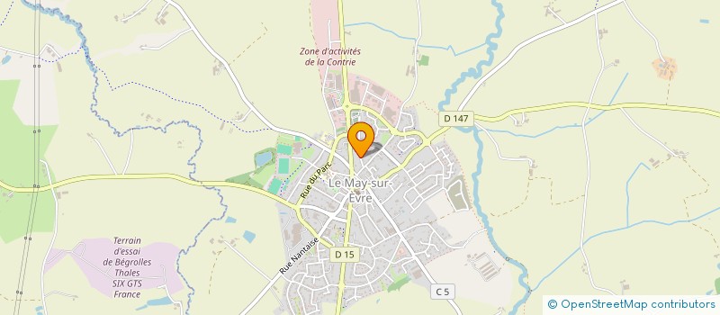 localisation de l'entreprise LOCA SPORTSCAR  LE MAY-SUR-EVRE