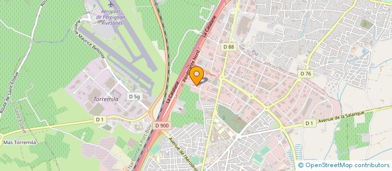 localisation de l'entreprise LOCA SUD  PERPIGNAN