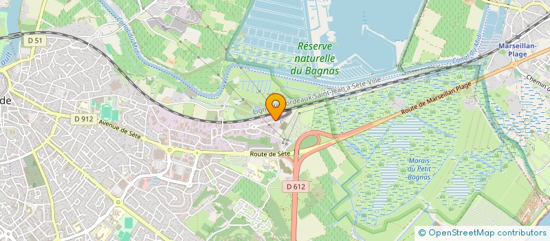 localisation de l'entreprise LOCA SUD à AGDE