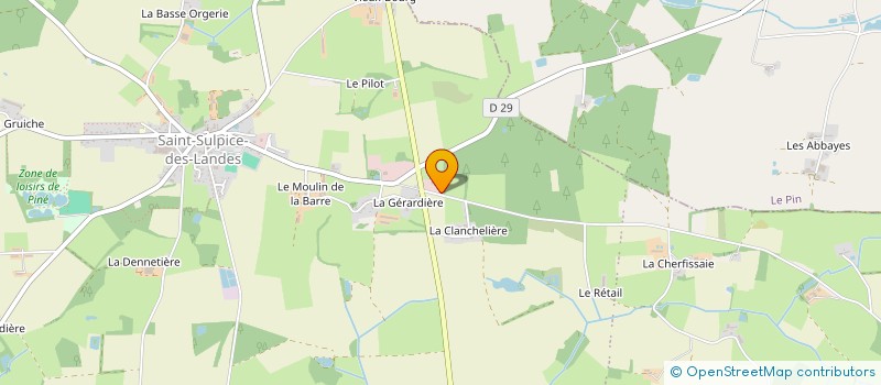 localisation de l'entreprise LOCA'SUN  VALLONS-DE-L'ERDRE