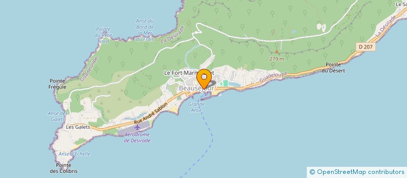 localisation de l'entreprise LOCA SUN INVEST à LA DESIRADE