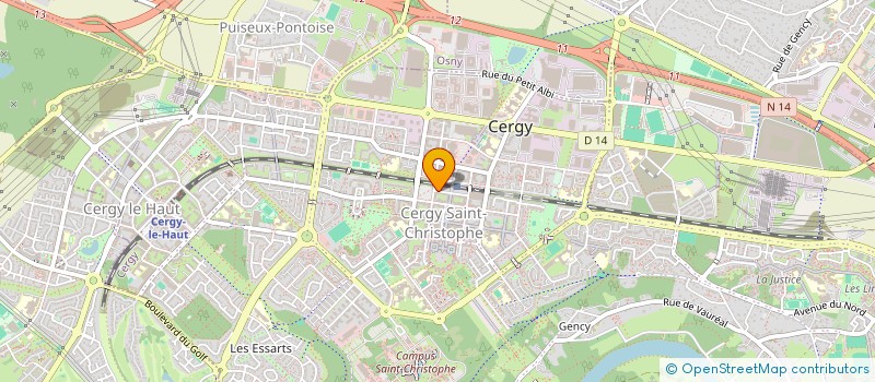 localisation de l'entreprise LOCA SYSTEME FRANCE SARL à CERGY