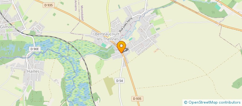 localisation de l'entreprise LOCA'THENNES  THENNES