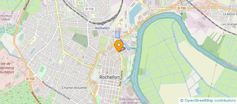 localisation de l'entreprise LOCA-THERMS  ROCHEFORT